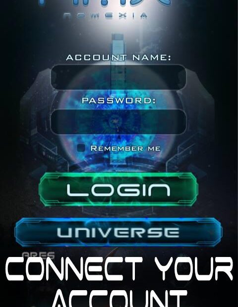 Nemexia Login Screen